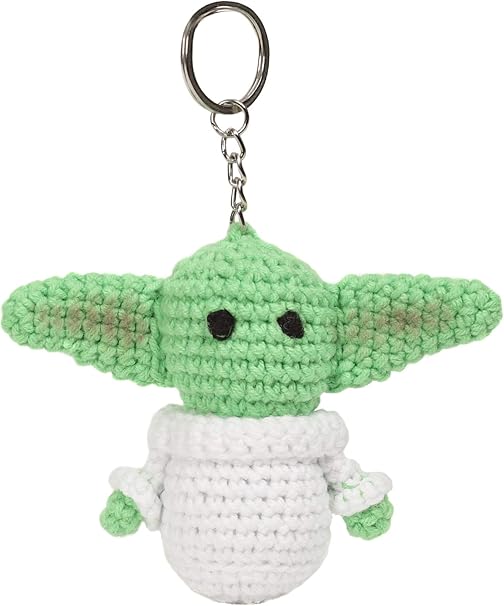 Amazon スターウォーズ 5インチ ハンドメイド キーチェーン ベビーヨーダ ぬいぐるみ 子供用ヨーダ バックパックペンダント 最高級天然ウール 安全でオーガニックレトロクラフトおもちゃ ギフトに最適 マンダロリアンキーチェーン ぬいぐるみ おもちゃ