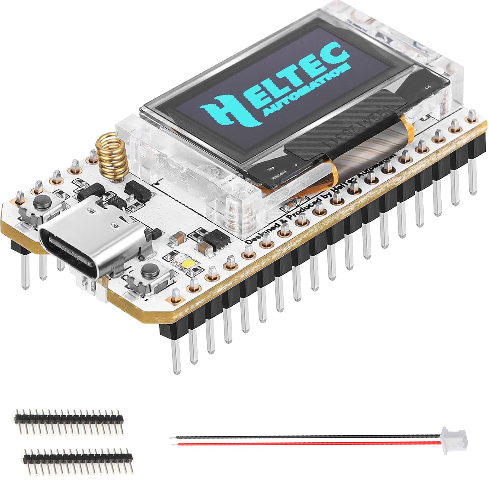 Photo 1 of ESP32 LoRa V3 Development Board with 0.96" OLED Display 863-928MHz SX1262 CP2102 Module Board for Ar duino Meshtastic LoRawan IOT Intelligent Scenes ?No Antenna