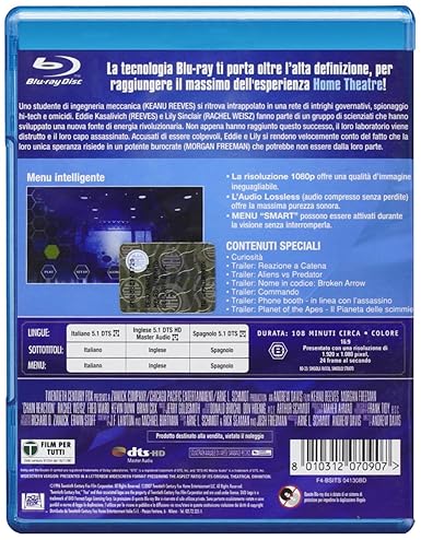 Amazoncom Reazione A Catena 1996 Import Keanu Reeves