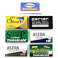 Double Edge Razor Blade/Safety Razor Blade Variety Pack 100 Blades for All Standard Double Edge Safety Razors
