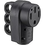 Miady 50AMP RV Replacement Female Plug with Easy Unplug Design, ETL Certified