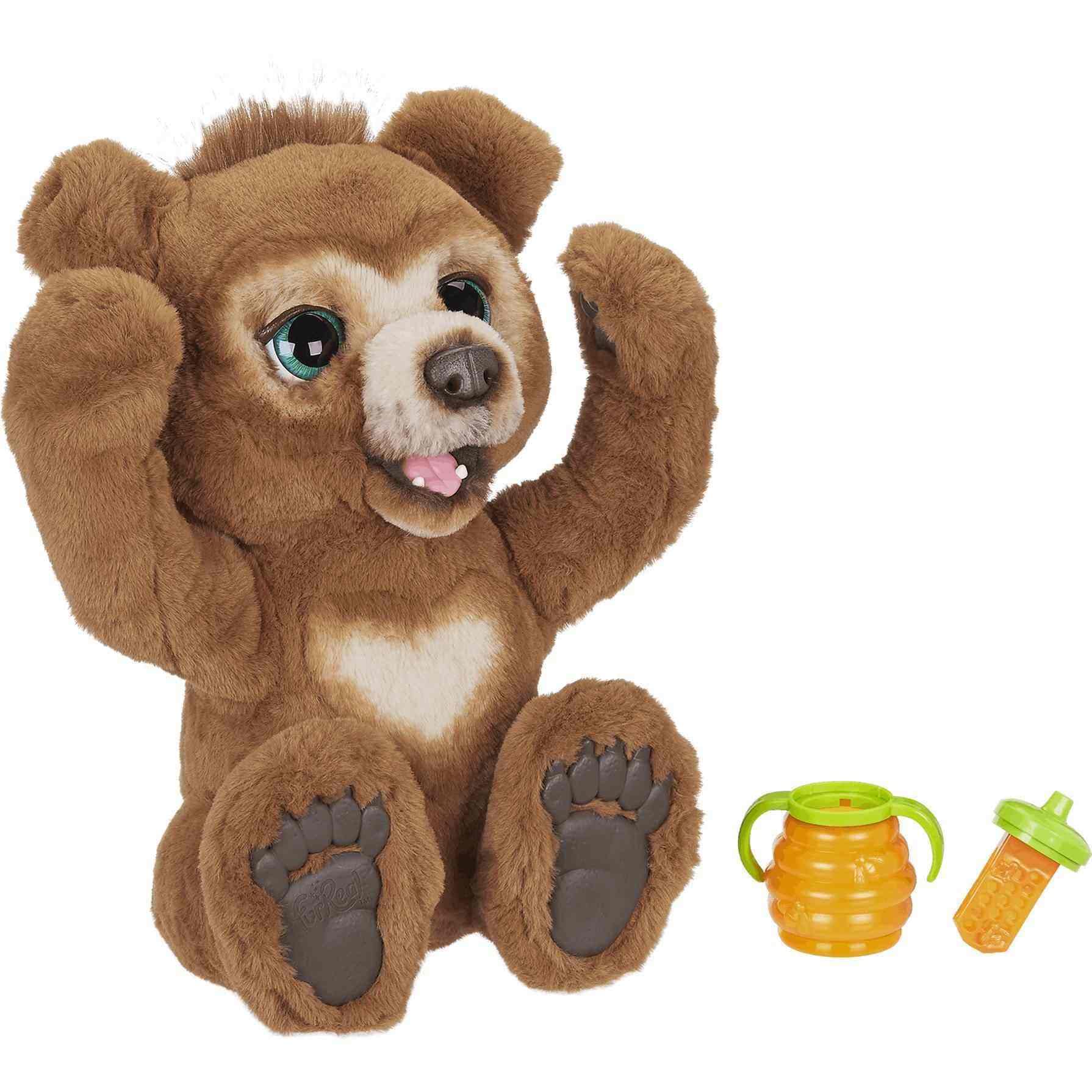 FurReal Hasbro E4591EP5 Friends Cubby The Curious Bear Interactive Plush Toy, Ages 4 And Up, Multicolor