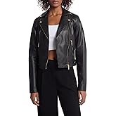 Michael Kors Women's Leather Moto Jacket