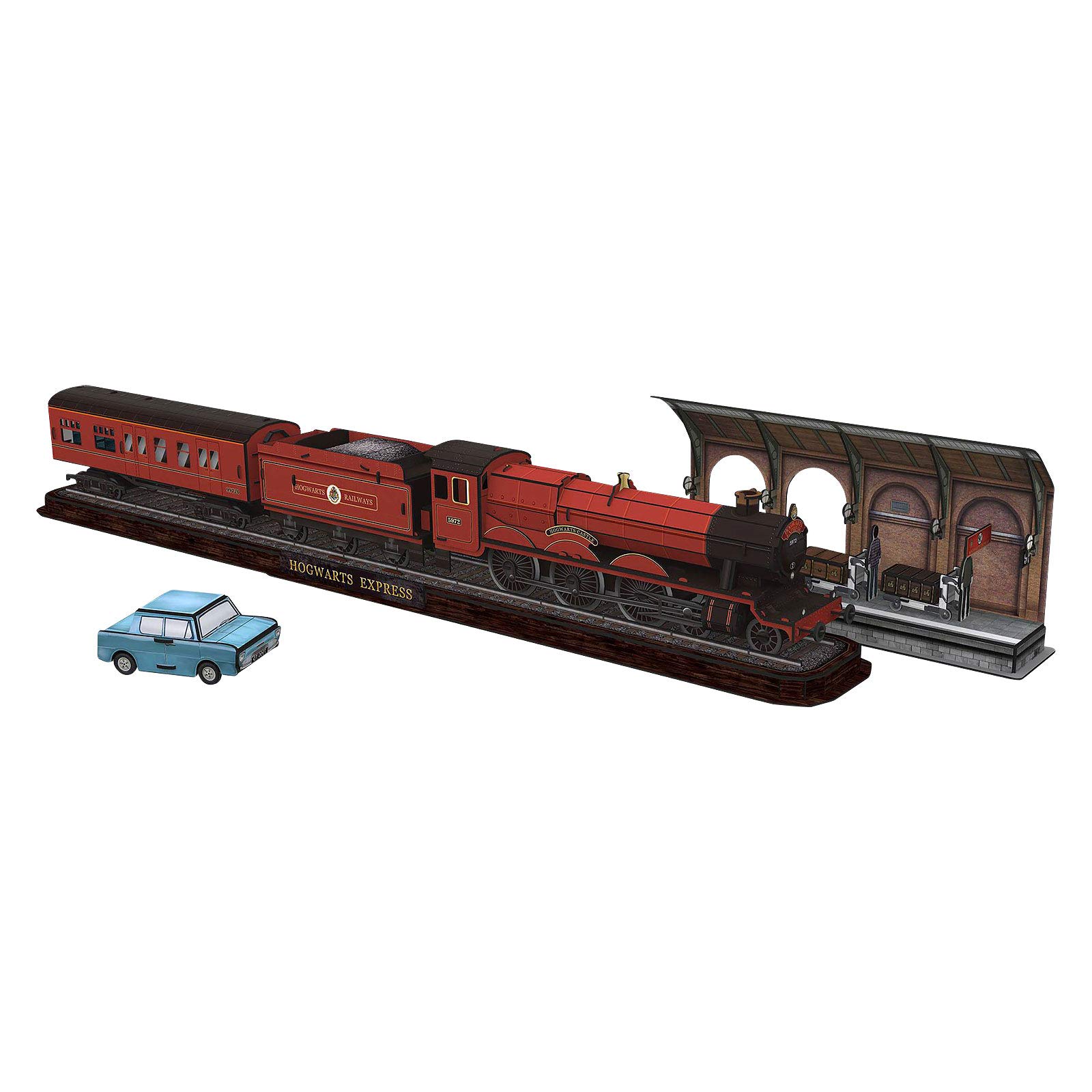Revell 3D Puzzle 00303 I Harry Potter Hogwarts Express Set I 180 Pieces I 2 Hours Building Fun for Children and Adults I from 8 Years I Build The Scenes of Harry Potter Yourself Together