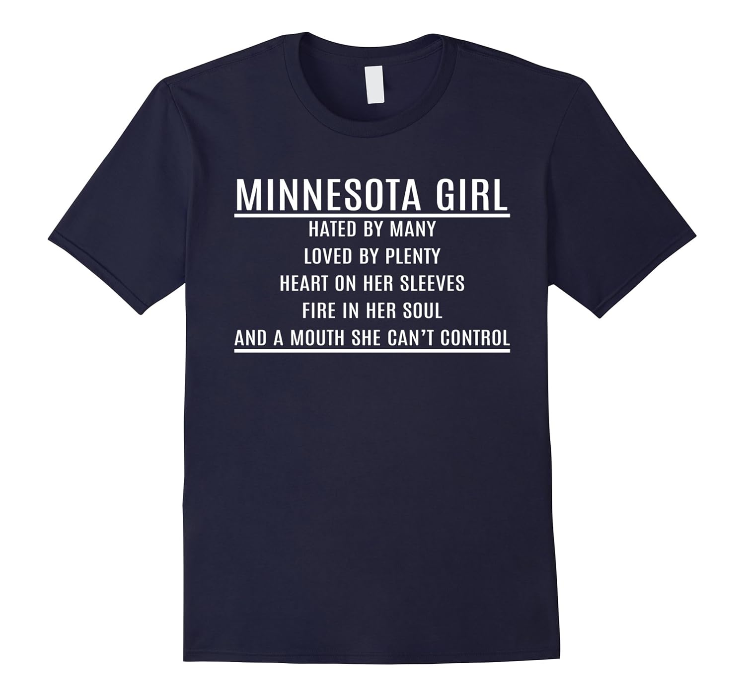 Minnesota girl characteristics T-shirt-ANZ