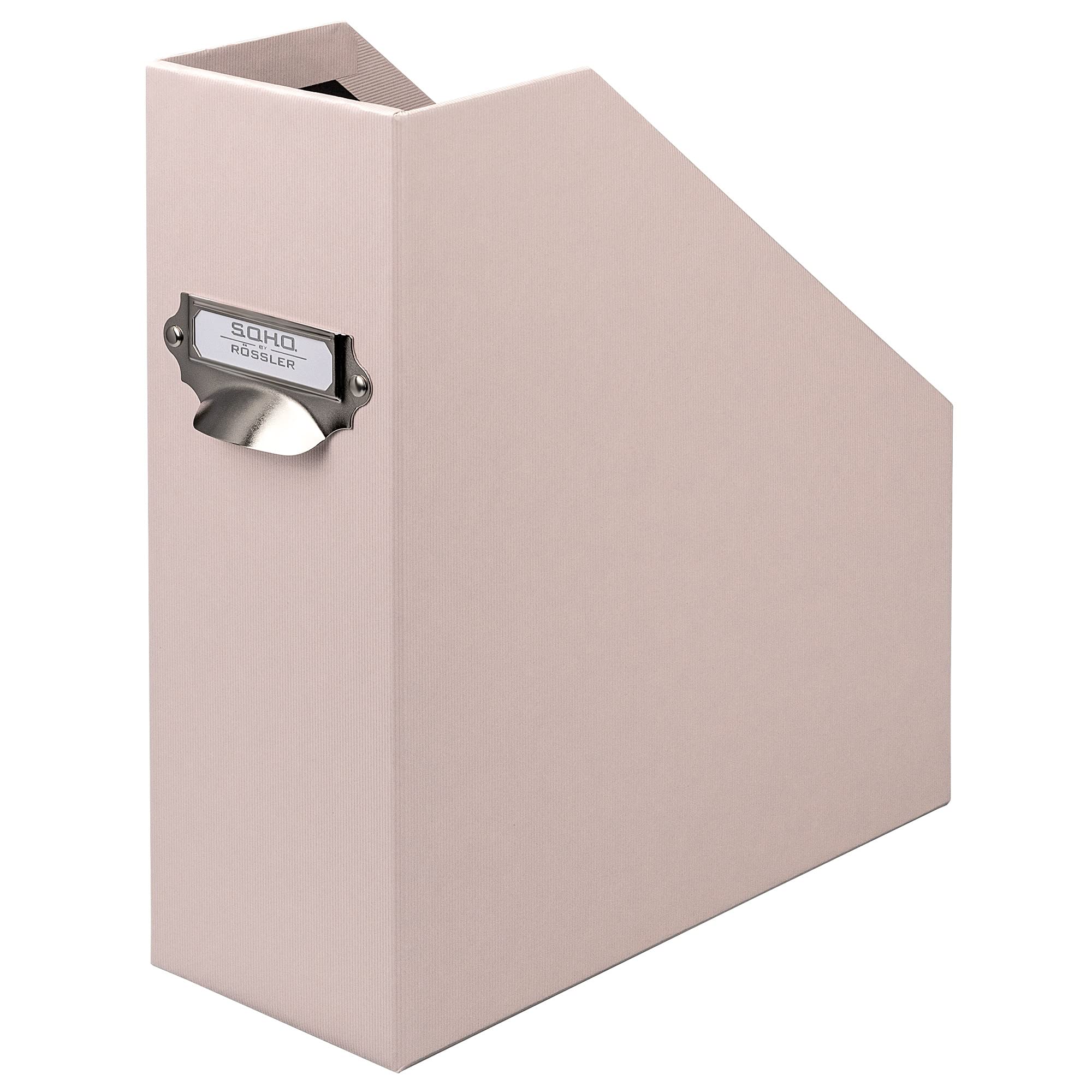 Rössler Papier 1318452581 - S.O.H.O. Staande organizer voor DIN A4, met handgreep en beschrijfbaar inlegetiket, 11,5 x 26 x 31,5 cm, poeder, 1 stuk