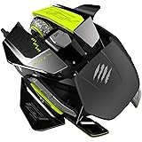 Mad Catz R.A.T. PRO X Ultimate Gaming Mouse with PixArt ADNS-9800 Laser Sensor Module for PC