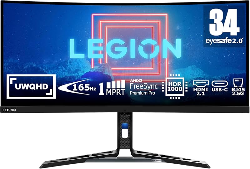 Legion Y34wz-30 écran plat de PC 86,4 cm (34") 3440 x 1440 pixels Wide Quad HD LED Noir