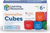 Learning Resources Conversation Cubes Brand 6 Foam Cubes Social Emotional view 2