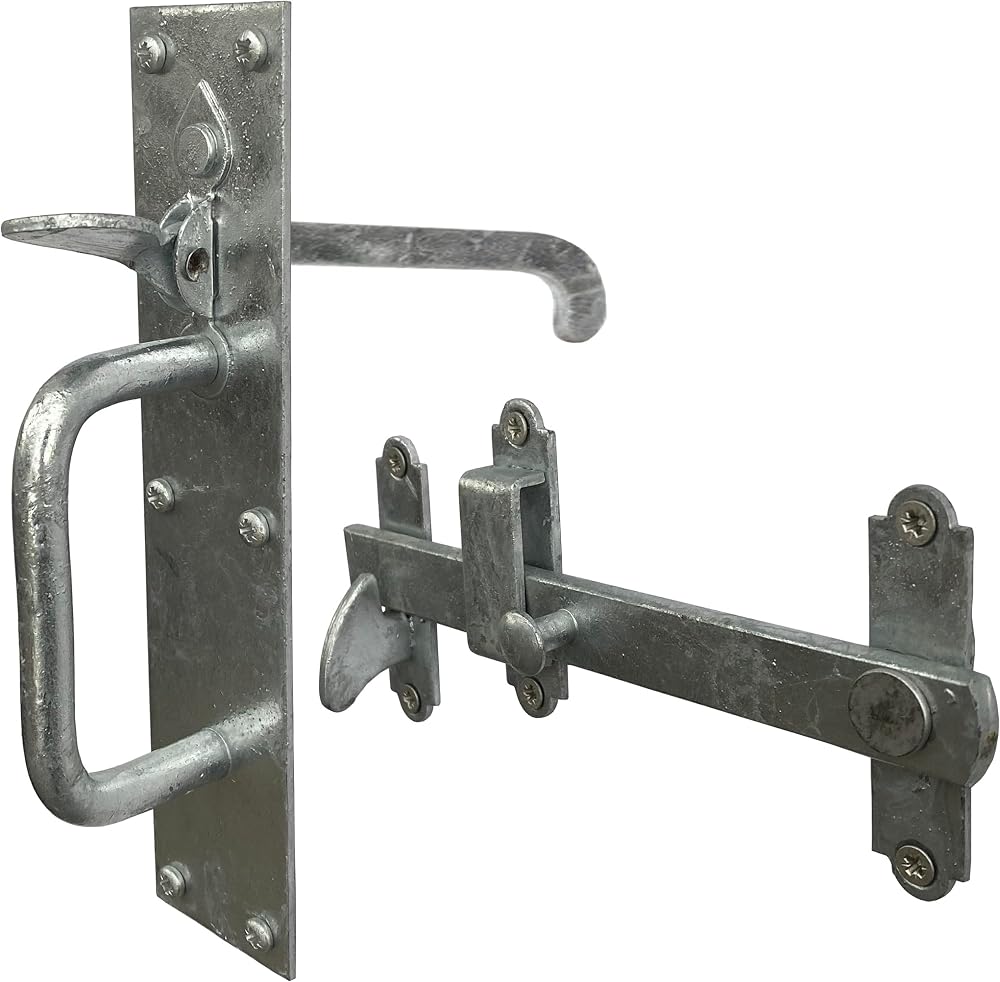 IRONTITE Suffolk Gate Latch Galvanised Heavy Duty Garden Gate Catch