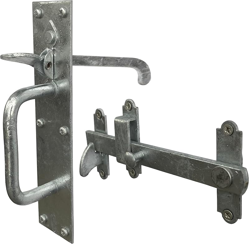 IRONTITE Suffolk Gate Latch Galvanised Heavy Duty Garden Gate Catch
