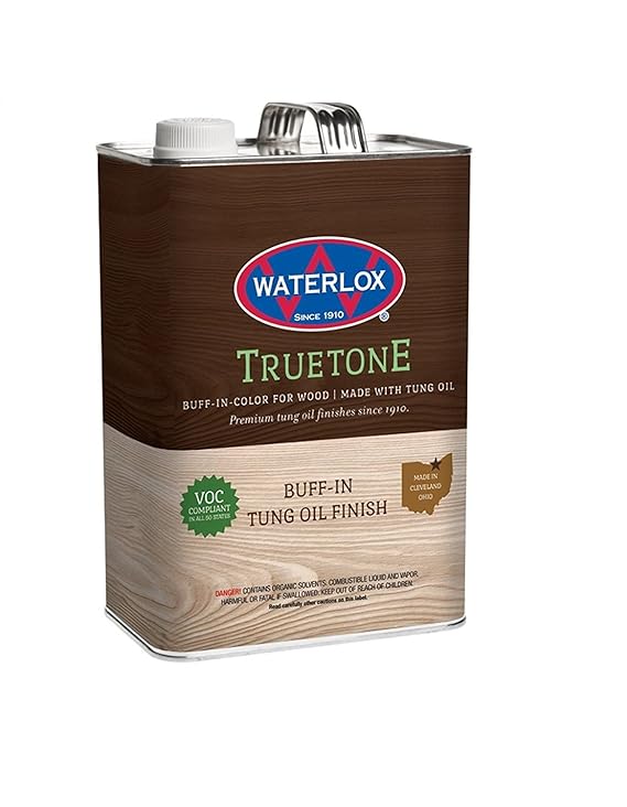 Waterlox TrueTone Color-Infused Tung Oil - Natural, 1 Quart, Stain
