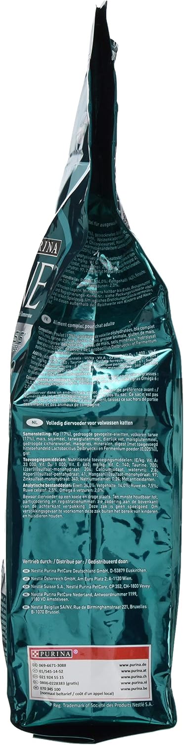 PURINA ONE BIFENSIS Adult Dry Cat Food: Rich in Chicken, Strengthens Natural Defences, for Healthy Bones Skin - Image 4