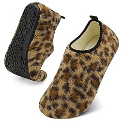 QFH Womens & Mens Cozy House Slippers - Portable