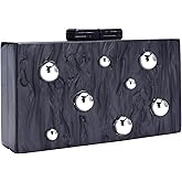 Gets Acrylic Clutch Purses for Women with Marbling Purses and Handbags Elegant Banquet Evening Crossbody Bag