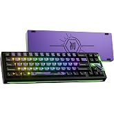 OOCTPK Chilkey Slice68 HE Mechanical Keyboard Gaming Keyboard Wired, 68% Hot Swappable Custom Hall Effect Aluminum Keyboard with Flux Switch, Rapid Trigger, 8K Polling, RGB Magnetic Switch, for PC Mac