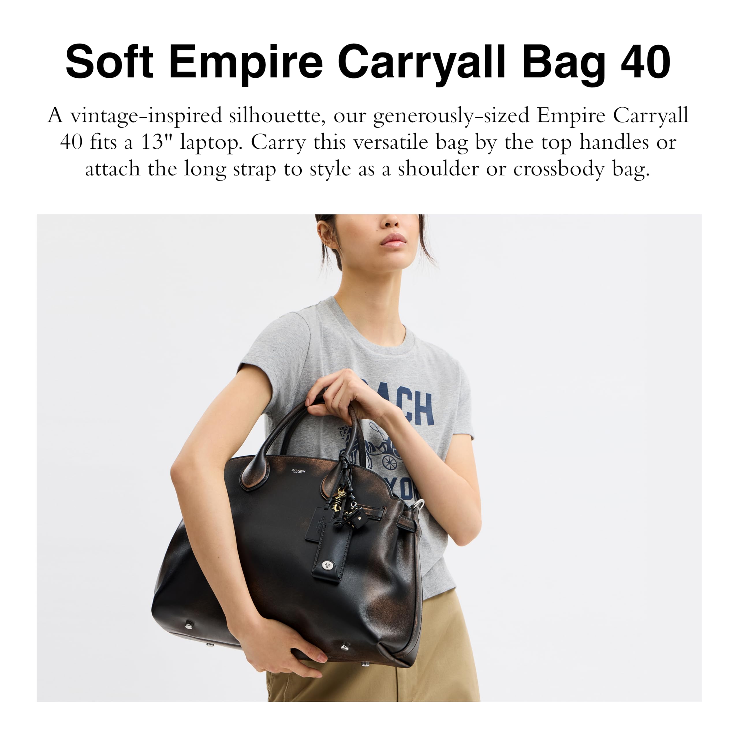 Coach Soft Empire Carryall 40