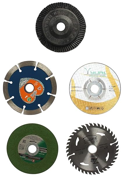 Sinal Combo Offer of 4 inches or 110 mm Wheel-Grinding Angle Grinder, Set of 5