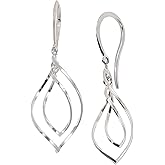 Silpada 'Water Drop' Twisted Drop Earrings in Sterling Silver
