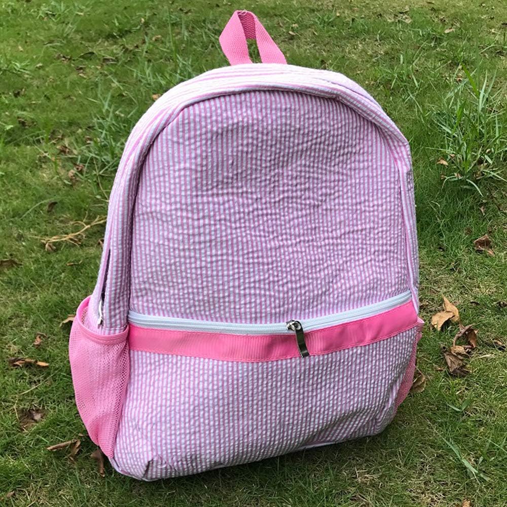 seersucker backpack blank