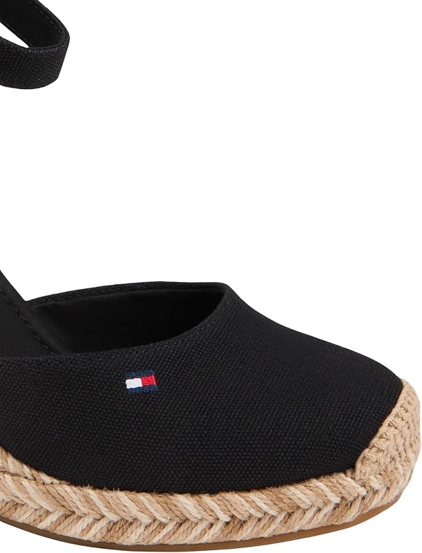 FW0FW09225 Espadrilles compensées à bout fermé pour femme, noir (noir), pointure 7 — photo 5 sur 7