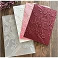 Qoiseys Rose Flower Plastic Embossing Folders For Card Making,Embossing...