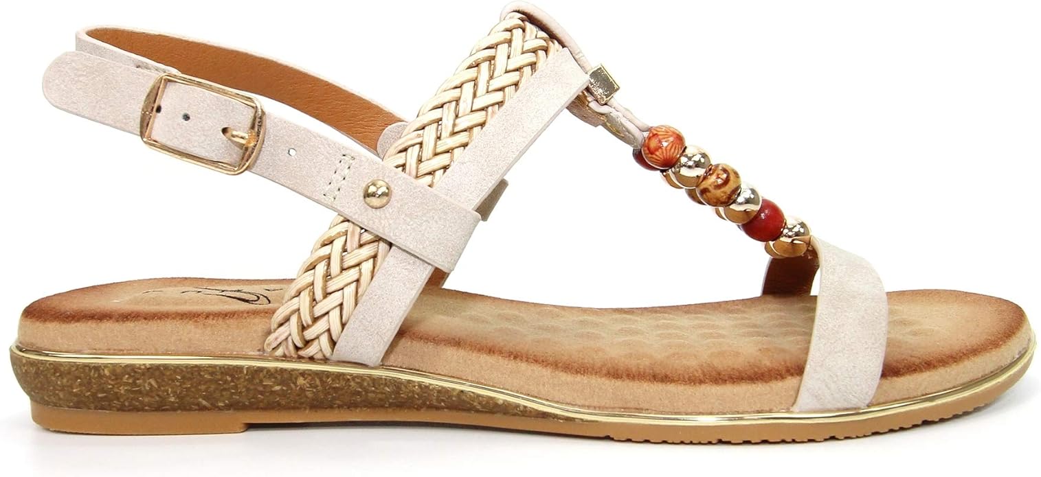 alana gem slide sandals