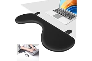 Giecy Desk Extender Adjustable Arm Rest Support for arm Support for Computer Desk Ergonomic Arm Rest Extender Rotating Mouse Pad Holder for Table Office Desk