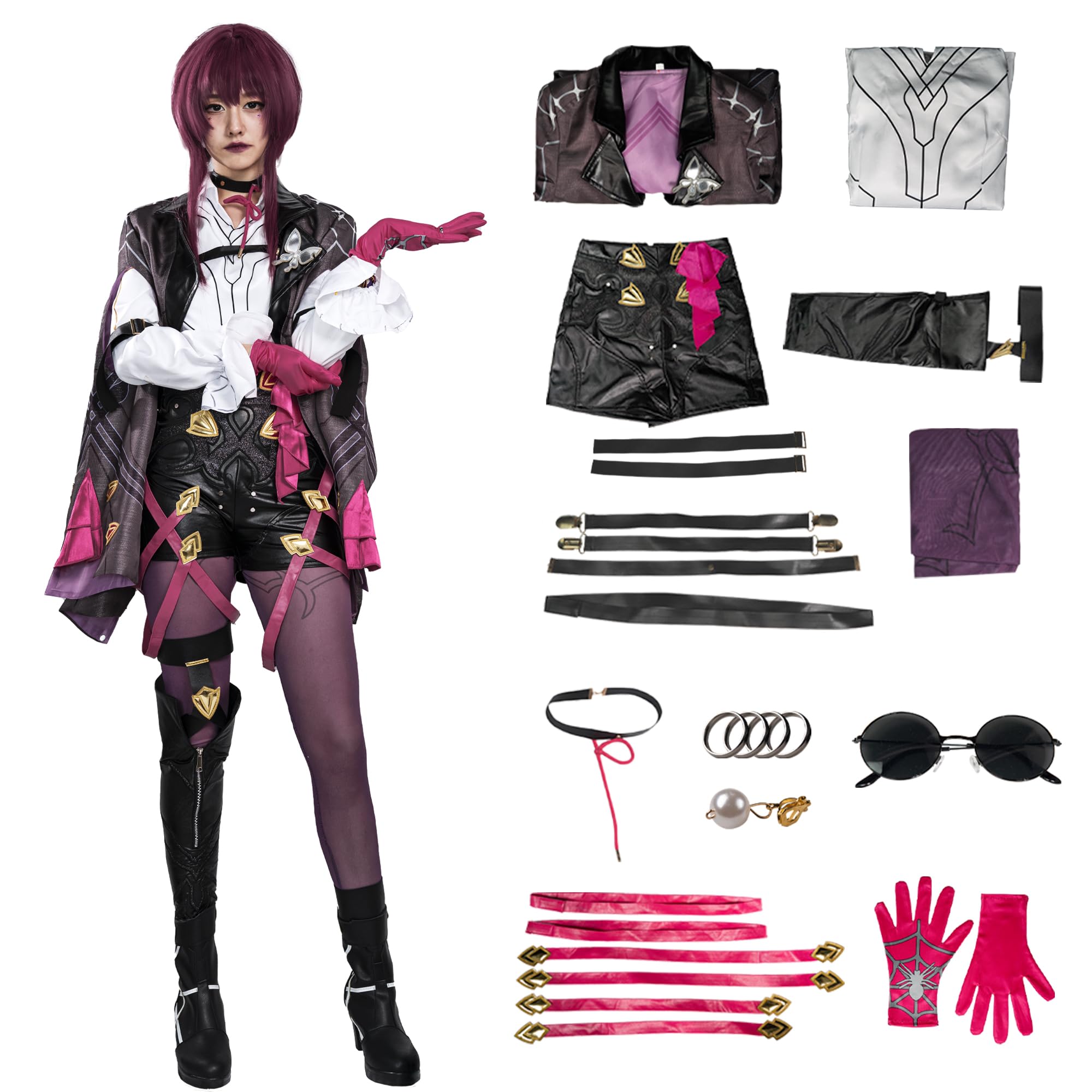 OSIAS Star Rail Kafka Cosplay Costume Set(L)