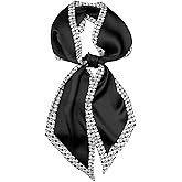 DYUXIRT Head Scarf Purse Handle Neck Satin Hair Scarfs For Bag Lightweight Silky Long Thin Women's Fashion Scarves 59 * 5.9”