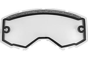 FLY Racing Adult Goggle Replacement Dual Lens With Vents and Tear Off Posts (Clear, Fits Zone Pro, Zone and Focus Models)
