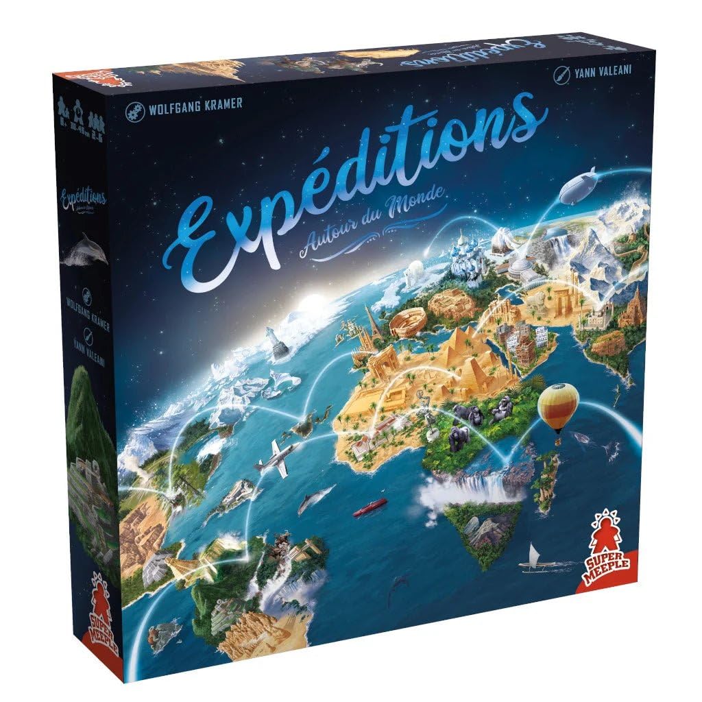 Super Meeple – Expeditions – Around the World – French Version