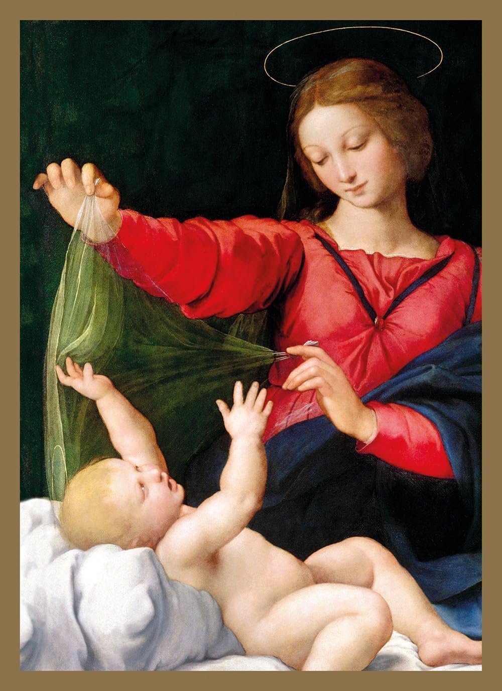 Museums & Galleries Christmas Cards Pack of 8 - Madonna of Loreto - Eco-Friendly and Recyclable