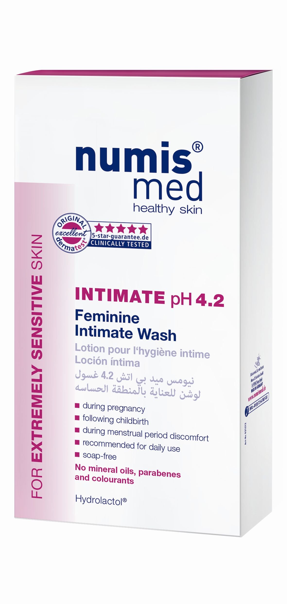 Intimate Hygiene Cleanser Imported From Germany pH 4.2 Dermatologist