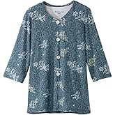 Women’s Open-Back Adaptive Faux Button Top