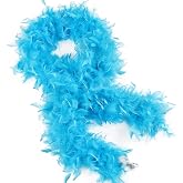 THARAHT 19 Color- 40/60g 2Yard Chandelle Feather Boa Dancing Wedding Party Halloween Costume Decoration Feathers boa