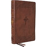 NABRE, New American Bible, Revised Edition, Catholic Bible, Large Print Edition, Leathersoft, Brown, Comfort Print: Holy Bible