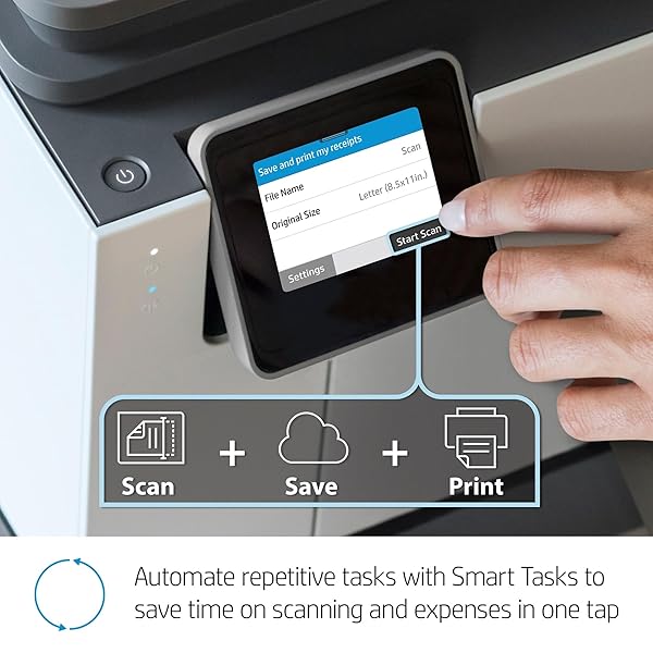 HP OFFICEJET PRO 9020 ALL-IN-ONE WIRELESS PRINTER, WITH SMART TASKS & ADVANCED SCAN SOLUTIONS FOR SMART OFFICE PRODUCTIVITY, WORKS WITH ALEXA (1MR78A)