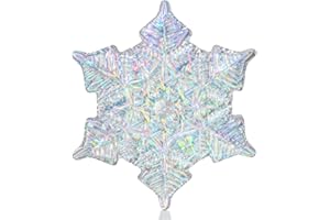 devembr Snowboard Stomp Pad, 3D Clear Snowflake Snowboarding Stomp Pads, PVC Material