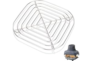 Crisper Rack for Ninja Crispi Air Fryer FN101,Stainless Steel Air Fryer Grill Rack for Ninja Crispi 2.5Qt and 4QT Glass Conta