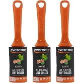 Evercare Gain Scented All-Purpose Lint Roller Brushes with 50 Sheets, Pack of 3 Manual Refillable Lint Rollers with Gain Scent (150 Sheets Total)