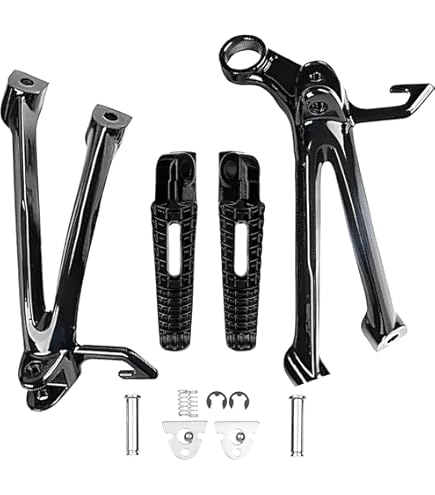 Amazon.com: HONGK- Black Rear Passenger Foot Pegs Bracket