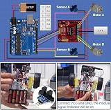 DAOKAI 5PCS IR Infrared Speed Sensor Module 3.3-5V for Arduino Robot Car view 5