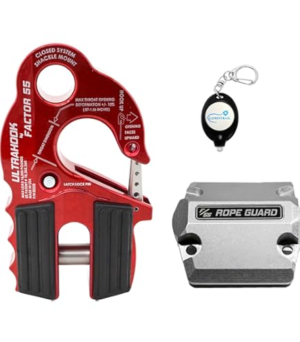 Amazon.com: FACTOR55 UltraHook Winch Hook Integrated Shackle