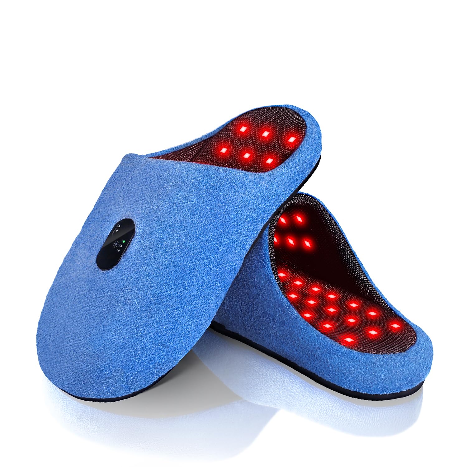 Photo 1 of ***CHARGER MISSING***Scienlodic Rechargeable Red Light Therapy for Feet - Red and Blue Light Therapy Device at Home - 460nm & 660nm & 850nm with Pulse Mode for Feet Healthy- 2pcs***CHARGER MISSING***