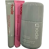Rhode Glazed Trio Set with Glazing Milk, Peptide Lip Treatment Strawberry Glaze &amp; Peptide Lip Tint Jelly Bean, 3-Piece Skincare and Lip Care Collection