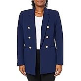 Anne Klein Women's Anne Stretch Faux Double Breasted Jacket