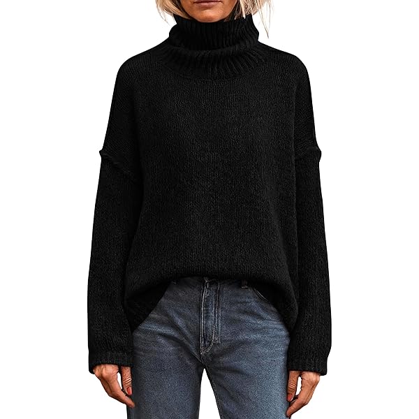 PRETTYGARDEN Womens Turtleneck Long Sleeve Sweater 2026 Fall
