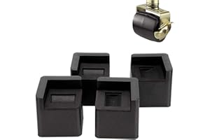 Kyrieval 3 Inch Bed Risers Heavy Duty U Shape Furniture Risers for Casters Wheels of Furniture, Sofa, Table and Couch 4 pcs