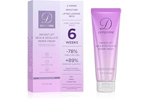 DORACOME Retinol Neck Firming Cream – Neck Cream for Firming and Tightening, Skin Tightening Cream for Face, Tighten and Lift Neck Cream with Collagen & Hyaluronic Acid, Anti-Aging Moisturizer - 1.76 fl.oz